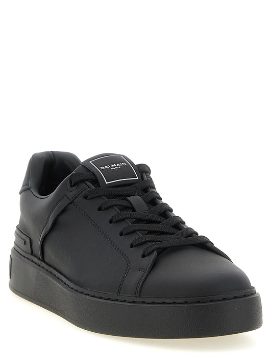Balmain Black 'B-Court' Sneakers schwarz