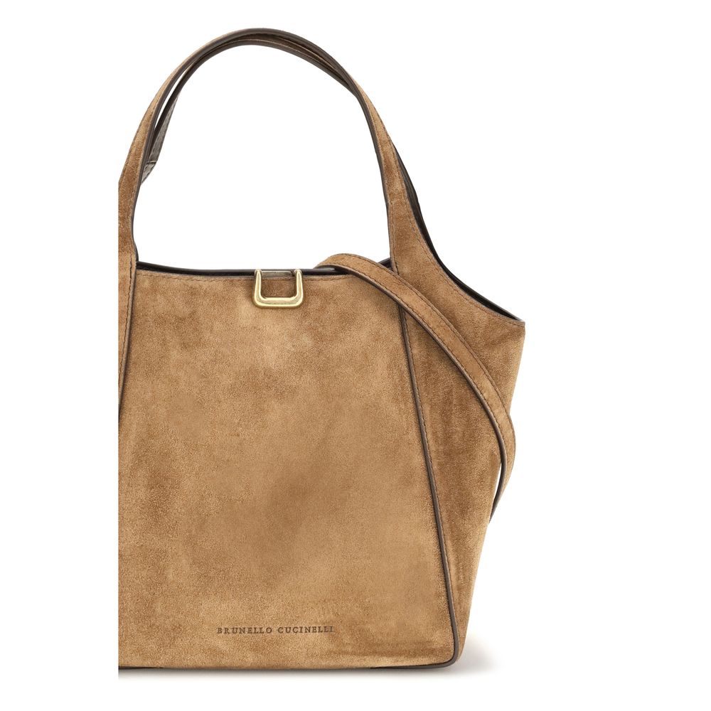 Brunello Cucinelli Beige 'Bucket' Small Bag