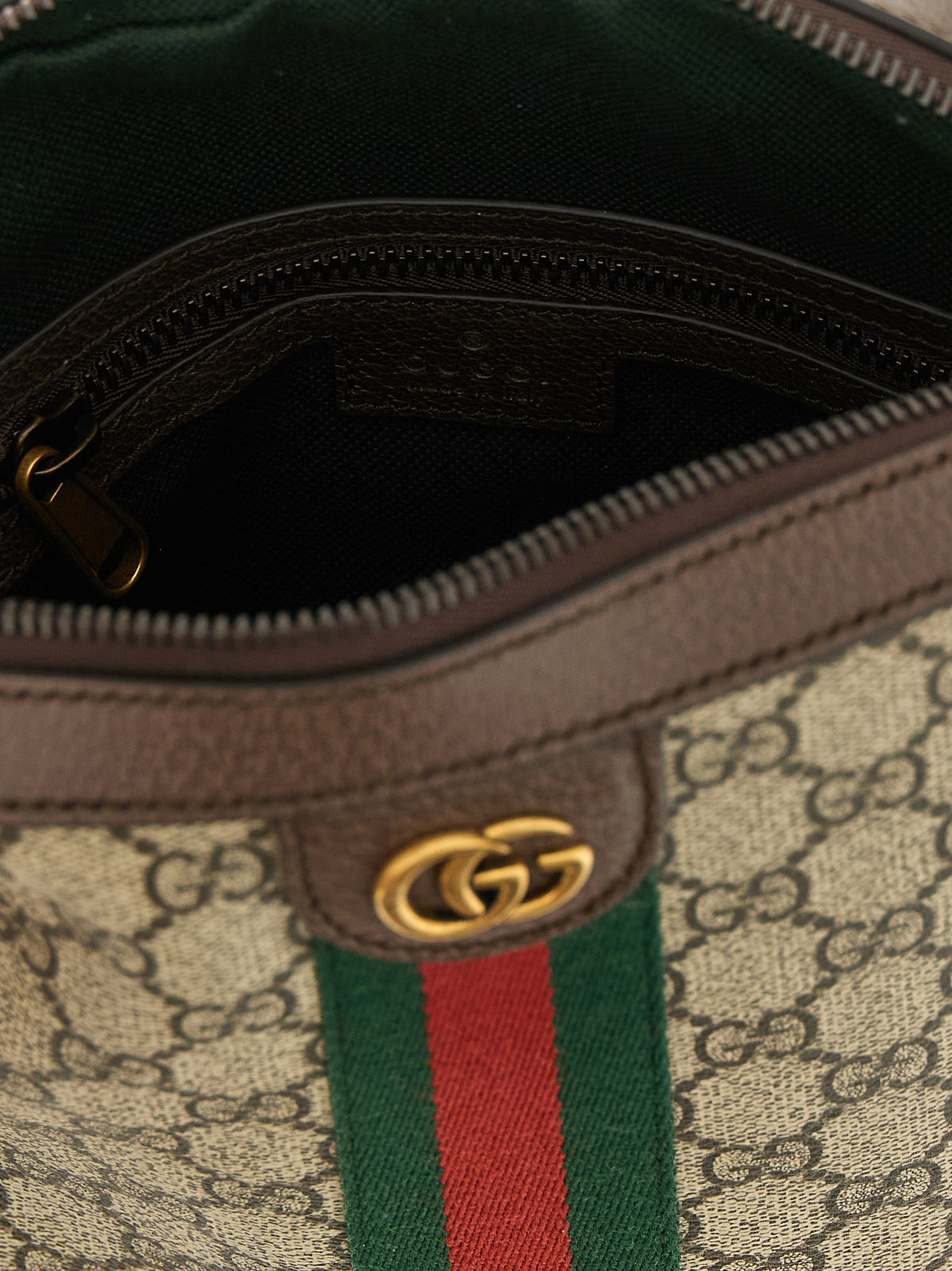 Gucci Beige 'Nastro Web' Crossbody Bag
