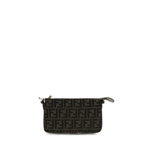 Fendi Brown All-Over Monogram Jacquard Shoulder Bag braun
