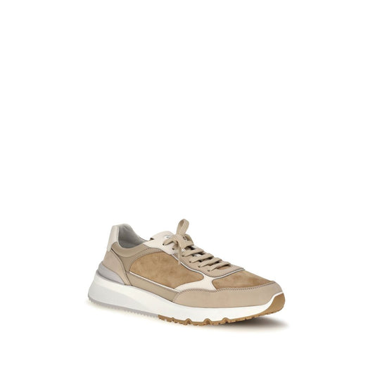 Brunello Cucinelli Beige 'Low Top' Sneakers