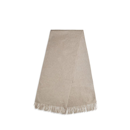 Max Mara Beige Baci Cashmere Scarf