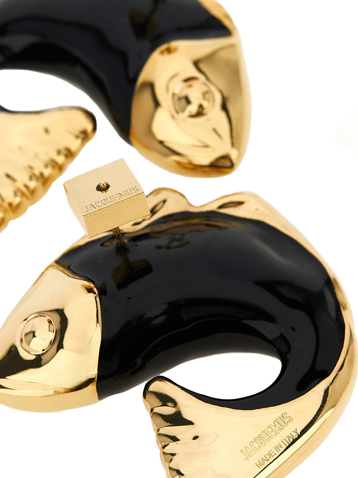 Jacquemus Black Copper Earrings schwarz