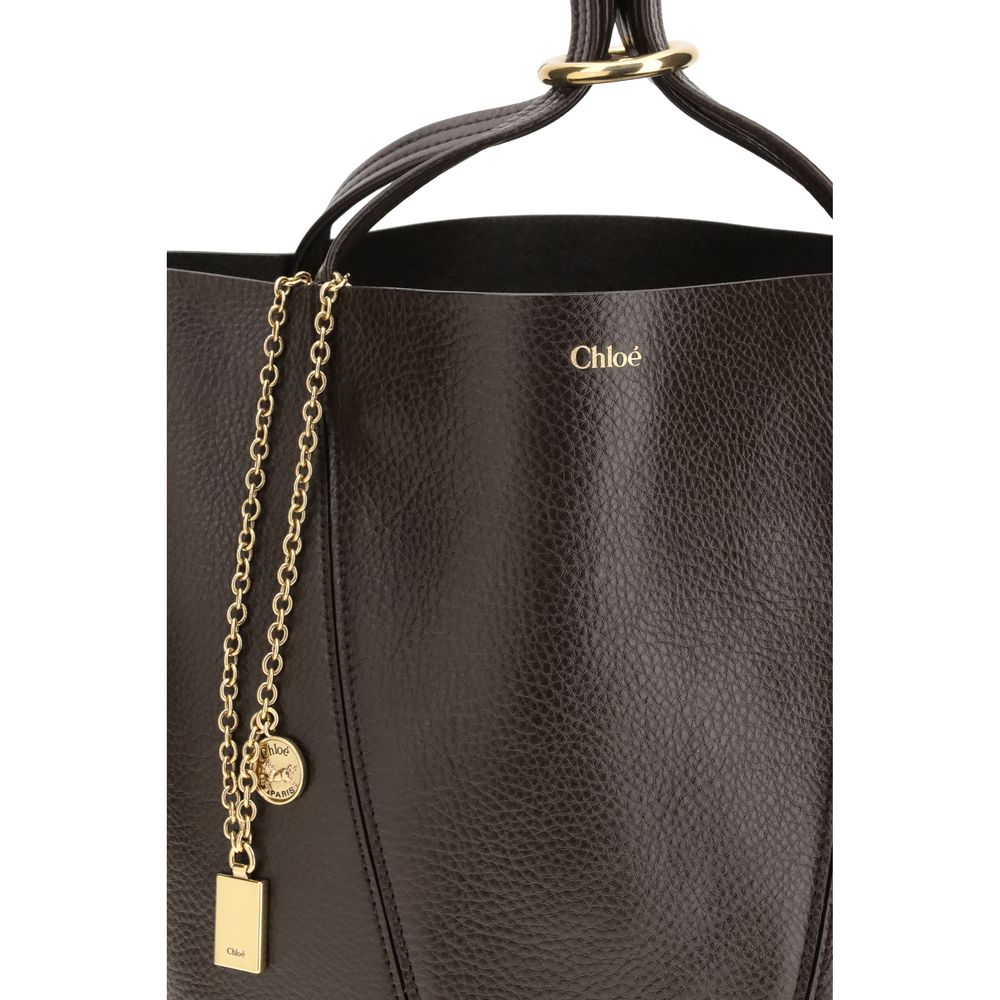 Chloé Brown 'Spin' Shoulder Bag braun