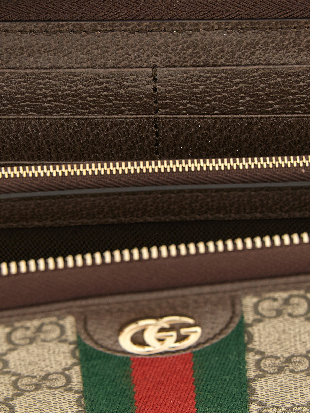 Gucci Brown 'Ophidia' Wallet braun