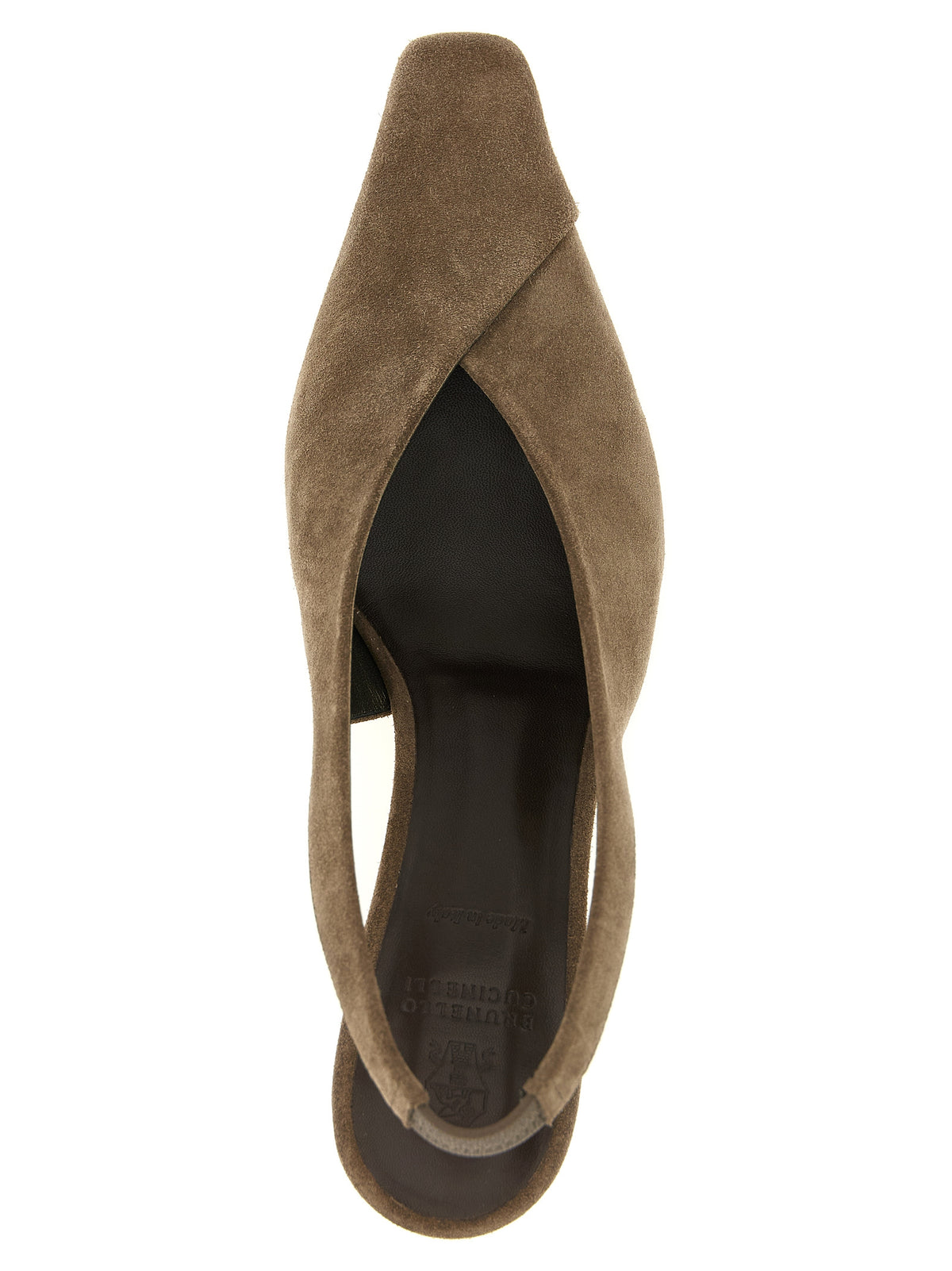 Brunello Cucinelli Gray 'City' Pumps grau