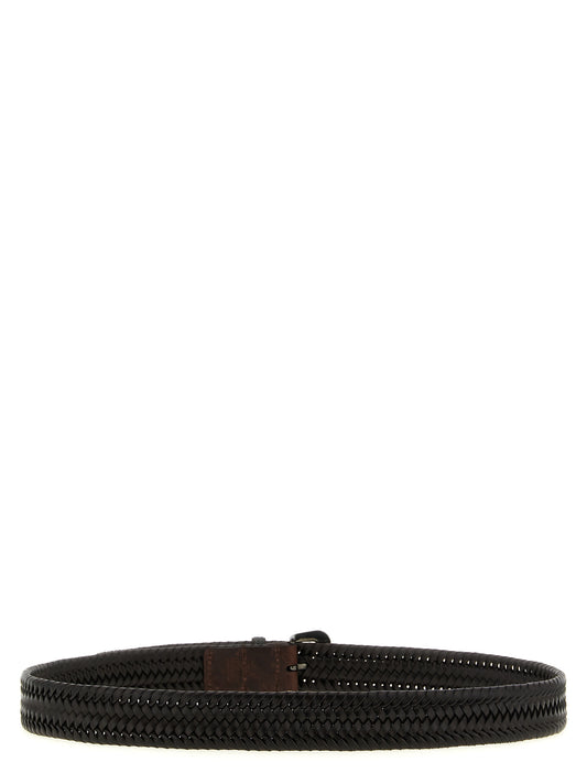 Brunello Cucinelli Brown 'Stretch' Mini Belt braun
