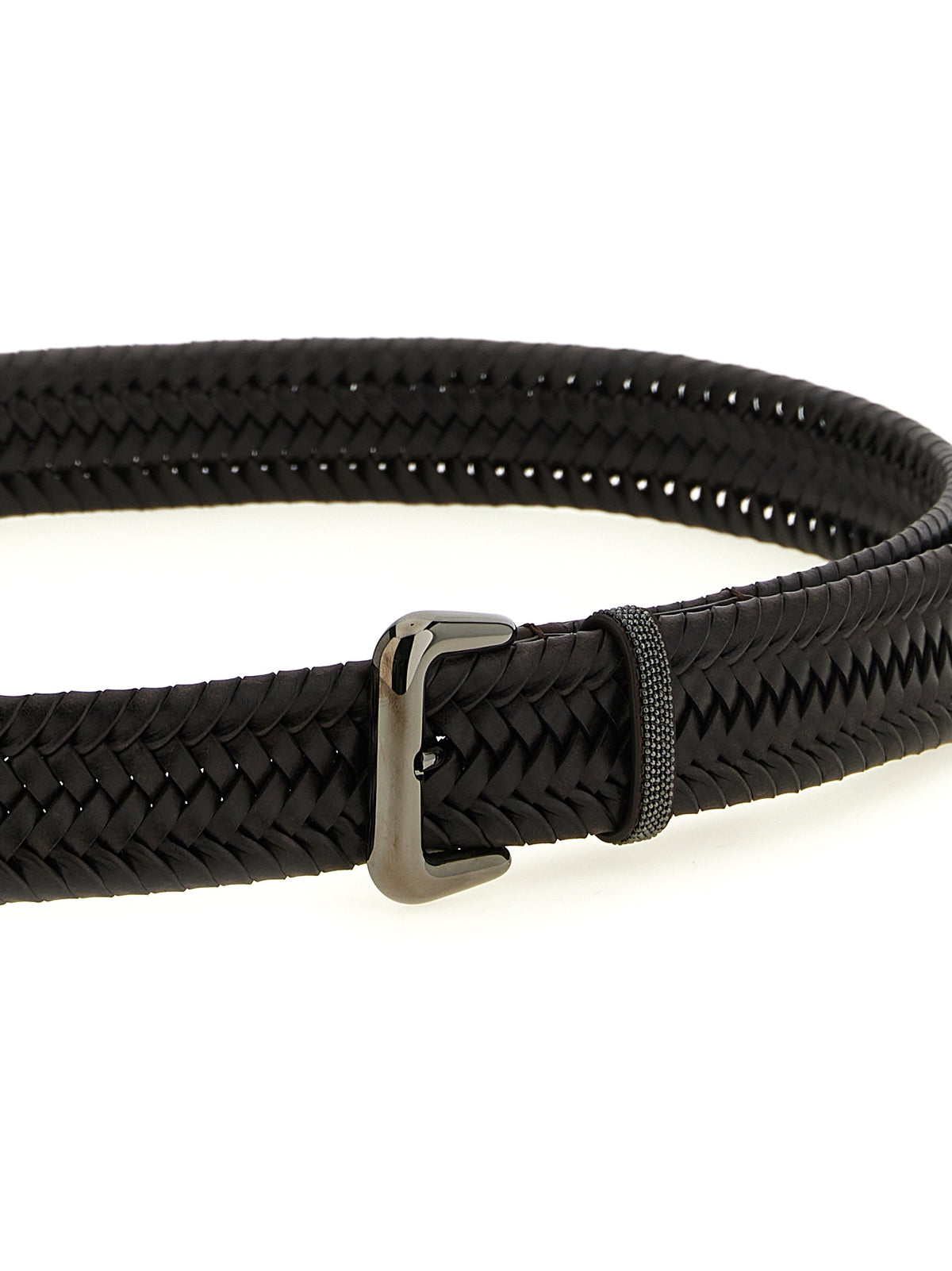 Brunello Cucinelli Brown 'Stretch' Mini Belt braun