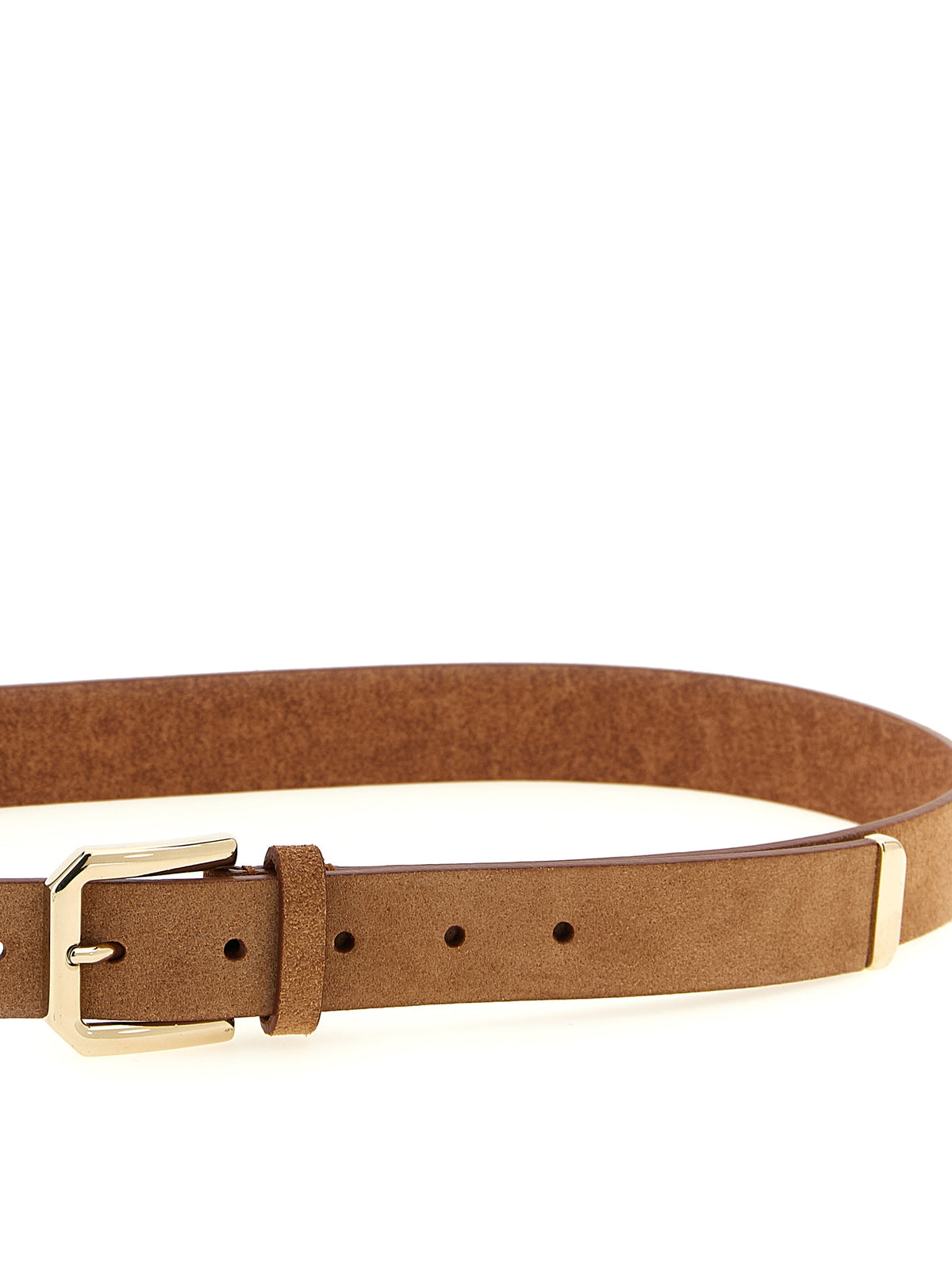 Brunello Cucinelli Brown Bull Skin Regular Belt braun