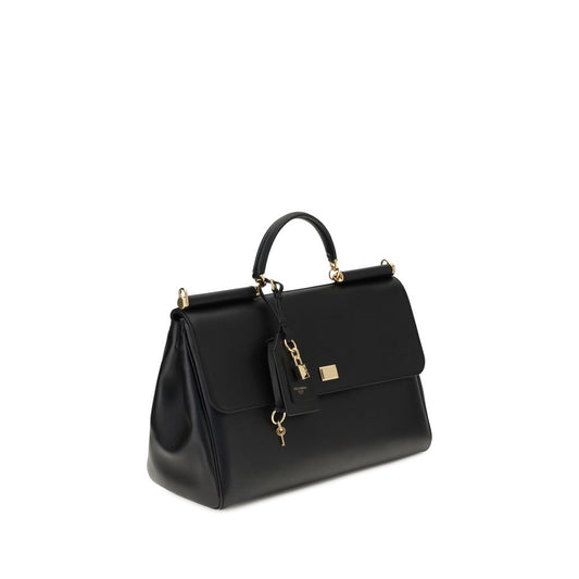 Dolce & Gabbana Black 'My Sicily' Shoulder Bag schwarz