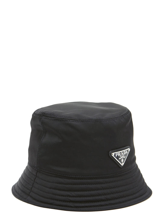 Prada Black 'Bucket' Hat schwarz