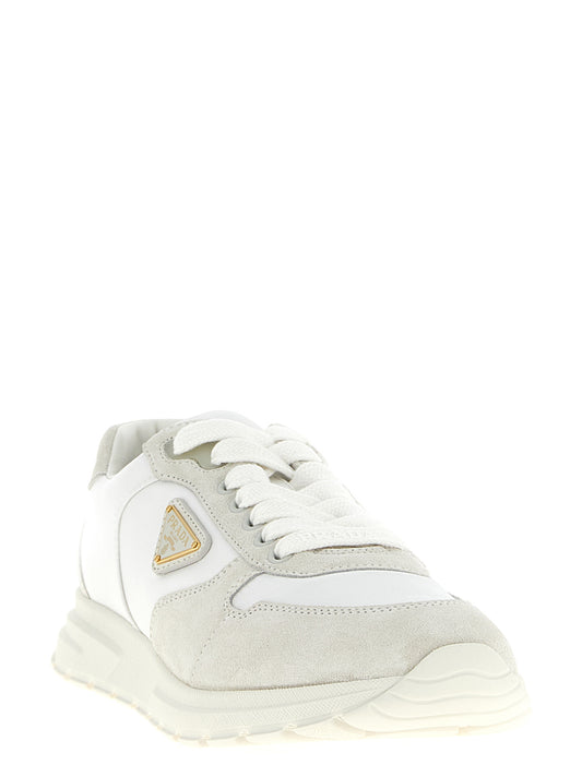 Prada White 'Prax 2.0' Sneakers weiss