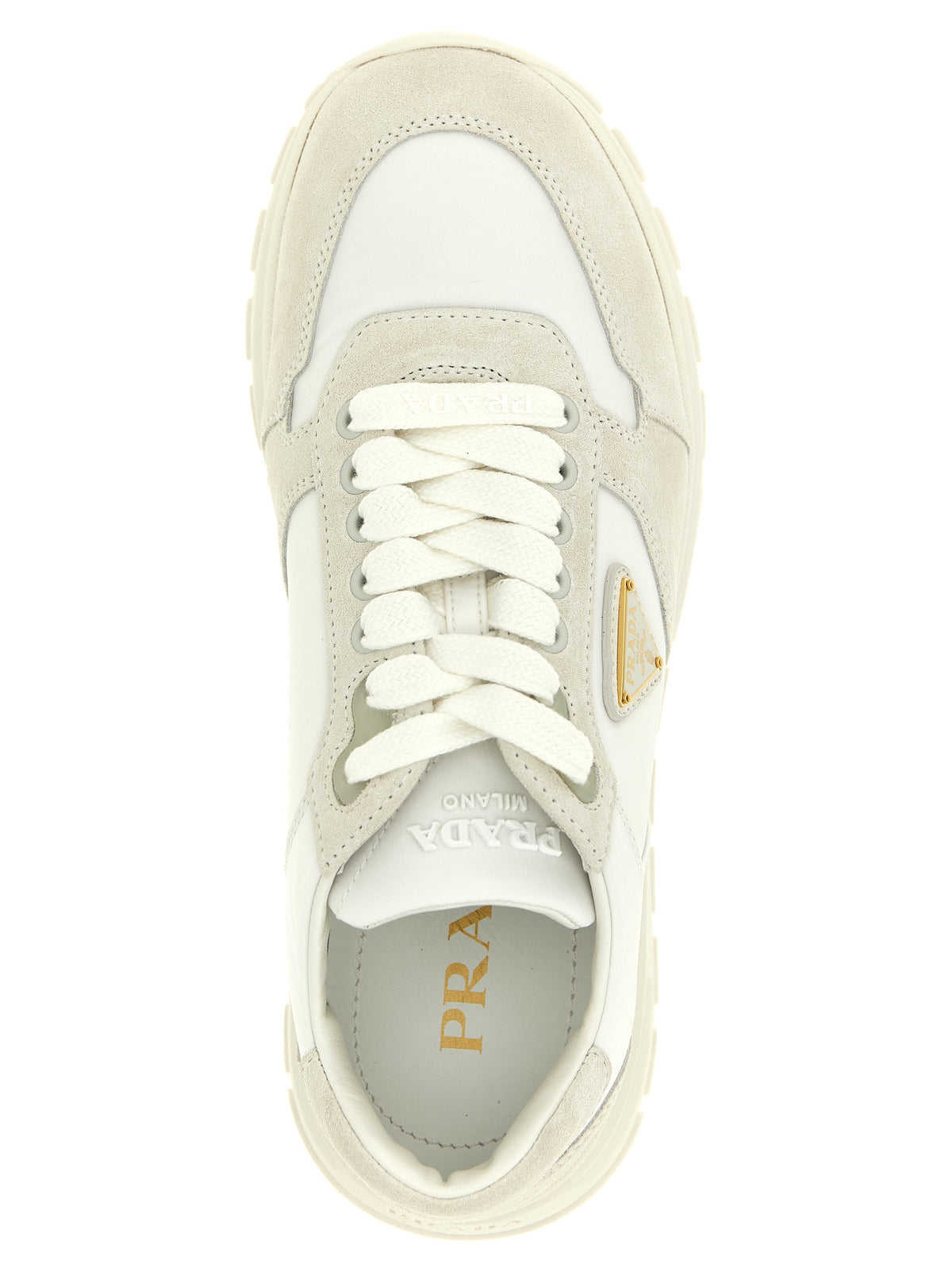 Prada White 'Prax 2.0' Sneakers weiss
