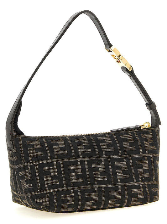 Fendi Brown Vanity' Clutch braun