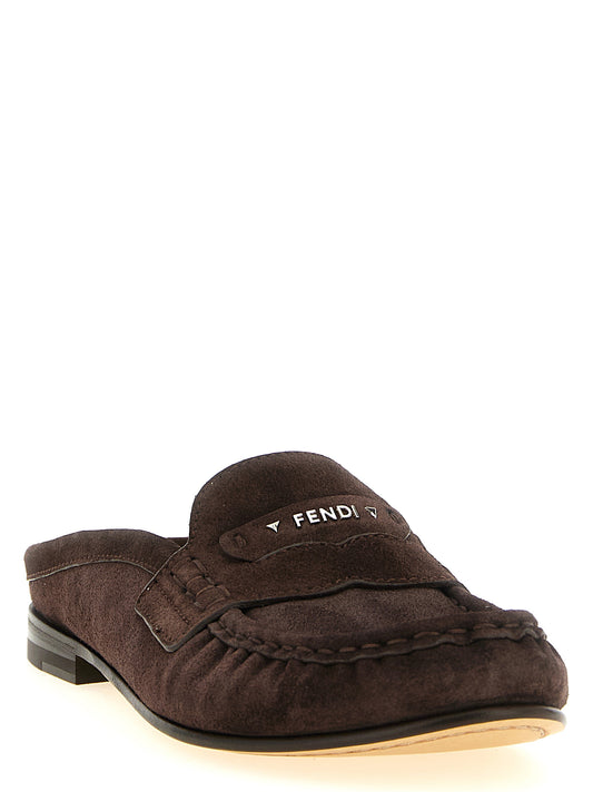 Fendi Brown Cuneo' Loafers braun