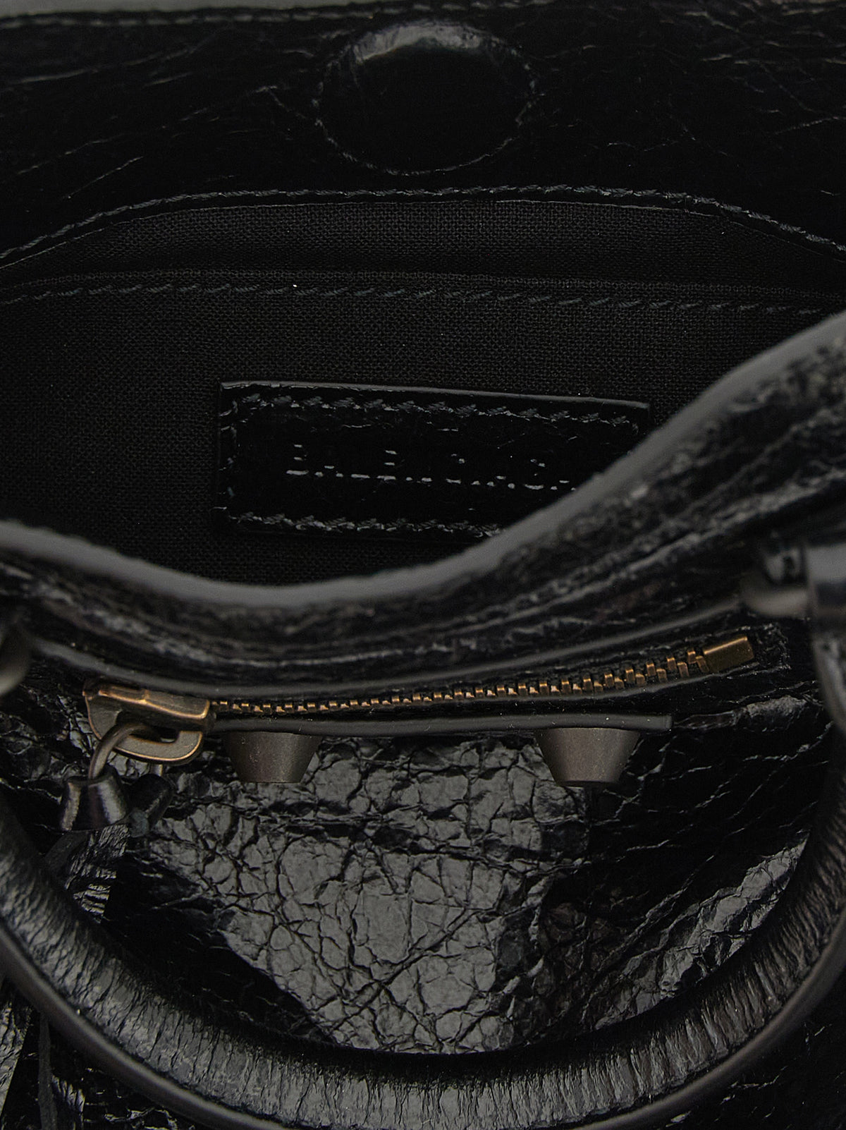 Balenciaga Black Lamb Leather Accessories schwarz