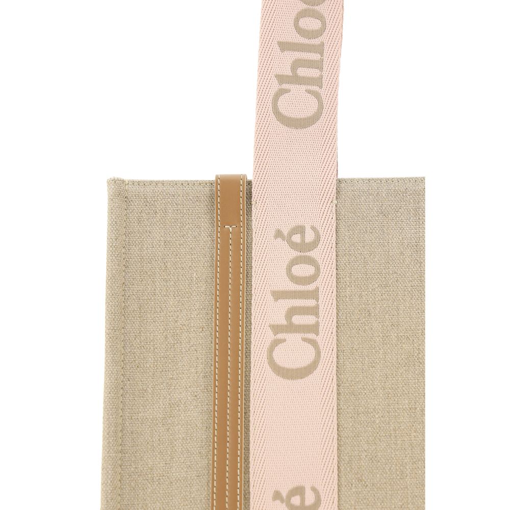 Chloé Brown Woody Shoulder Bag braun