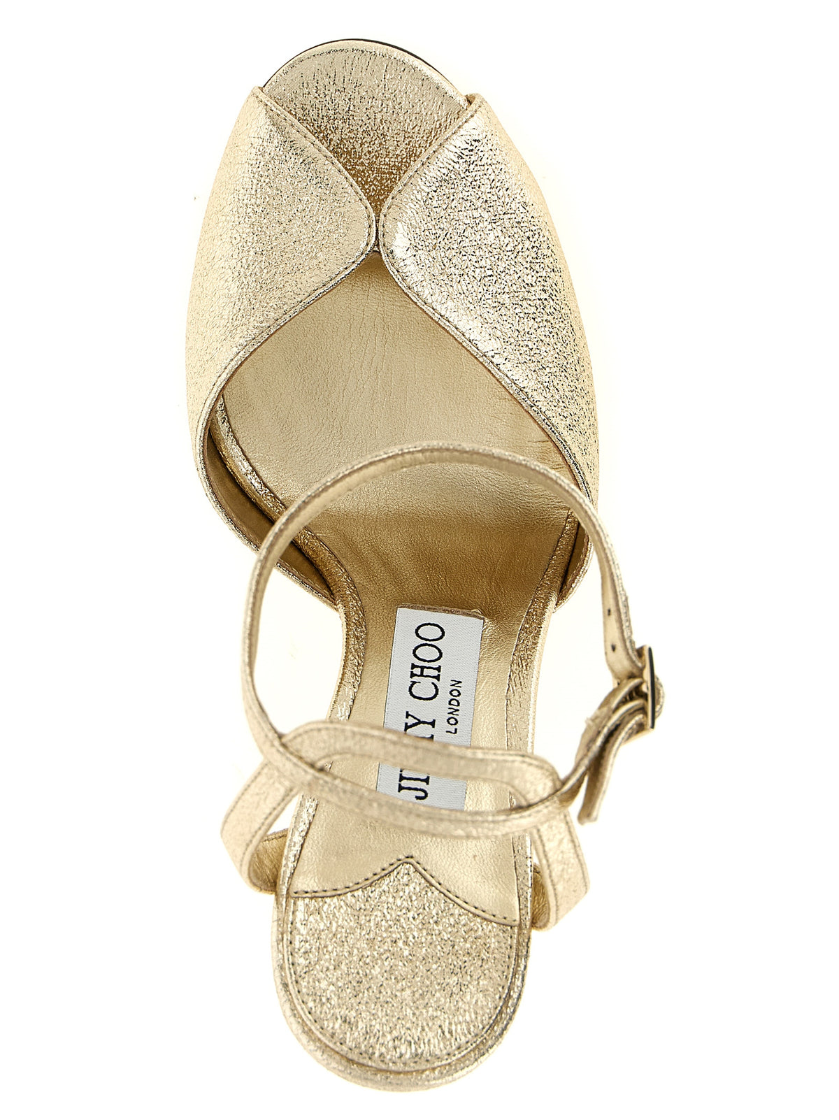 Jimmy Choo Gold 'Sacora' Sandals