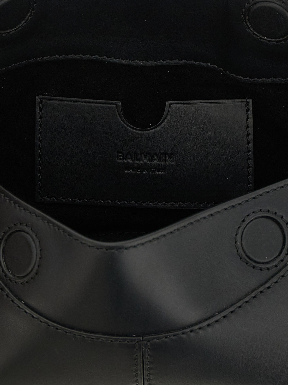 Balmain Black Shoulder Bag schwarz
