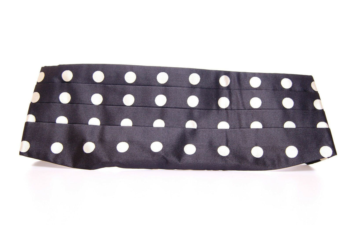 Dolce & Gabbana Black Waist Smoking Tuxedo Cummerbund Belt schwarz