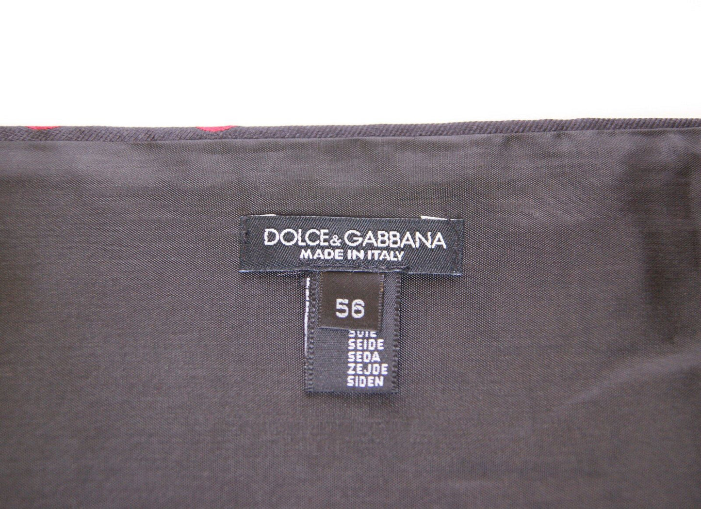 Dolce & Gabbana Black Waist Smoking Tuxedo Cummerbund Belt schwarz