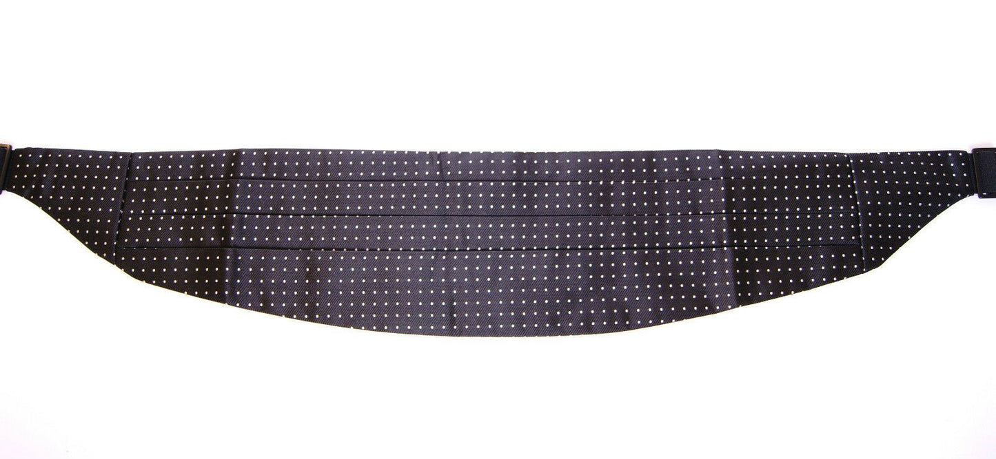 Dolce & Gabbana Black Waist Smoking Tuxedo Cummerbund Belt Curated Luxury Accessories by Orvyn