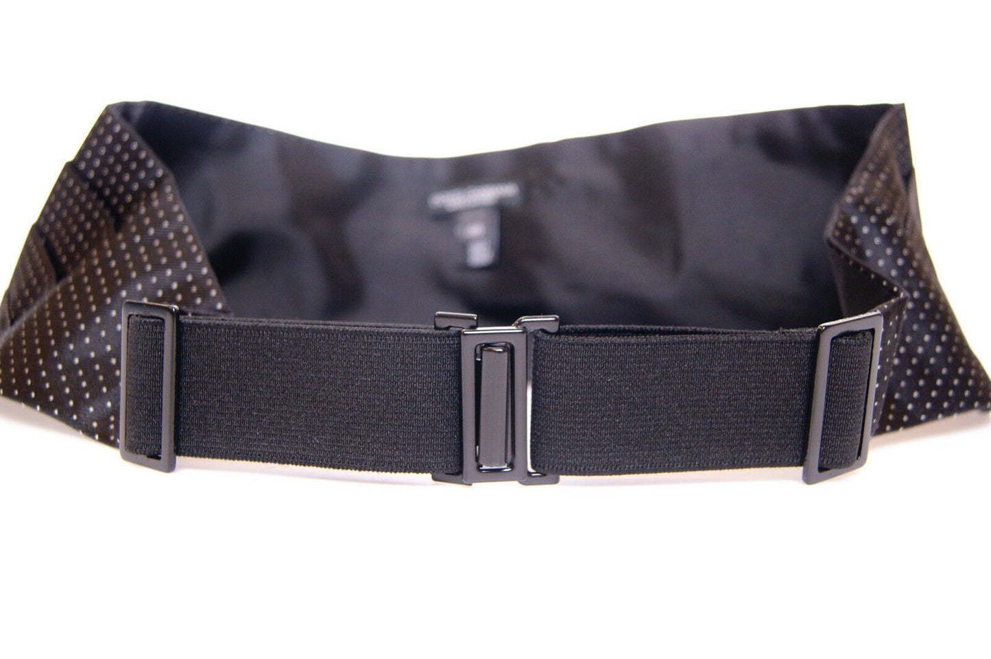 Dolce & Gabbana Black Waist Smoking Tuxedo Cummerbund Belt Curated Luxury Accessories by Orvyn