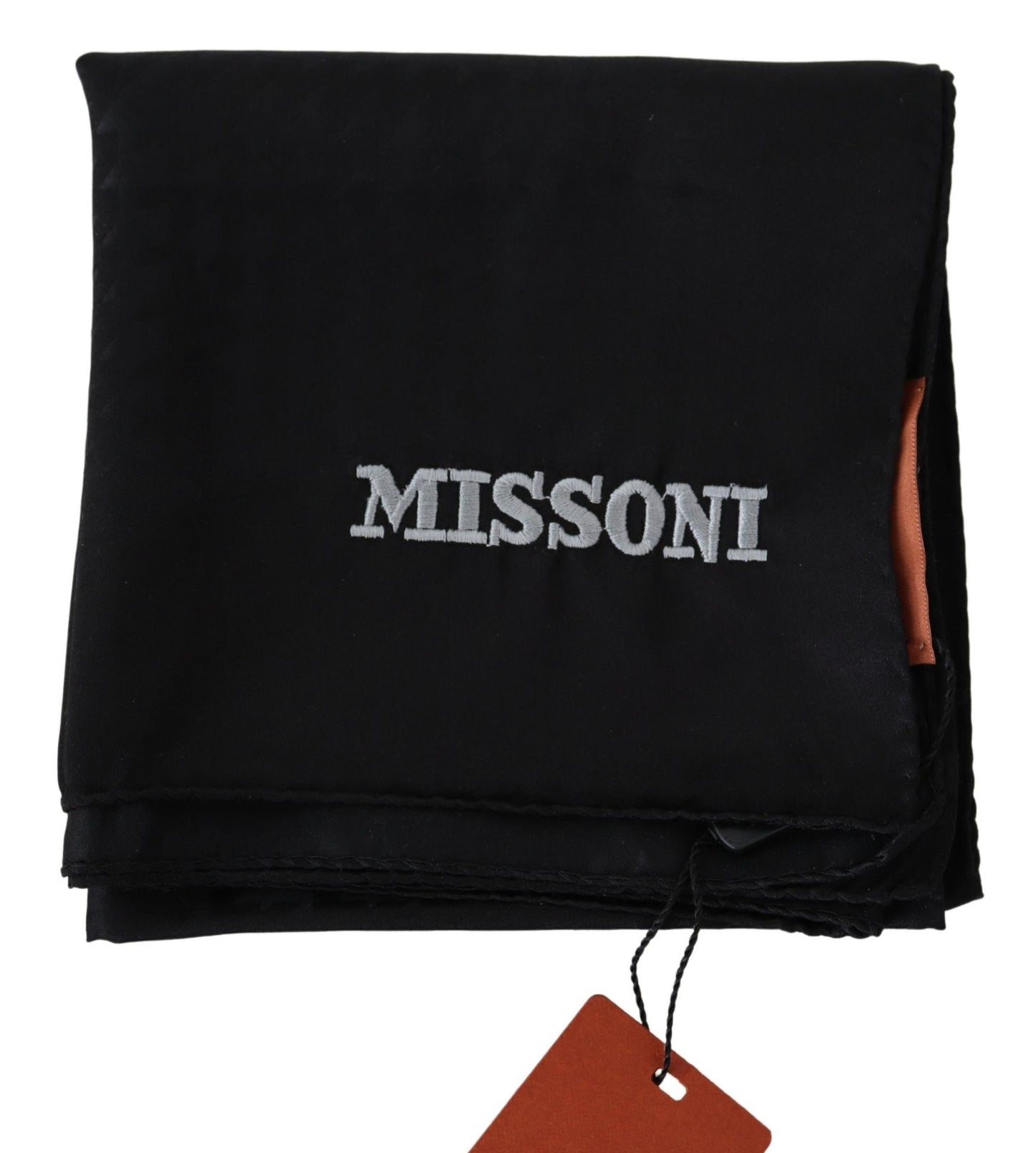 Missoni Black Wool Knit Unisex Neck Wrap Shawl Scarf Curated Luxury Accessories by Orvyn