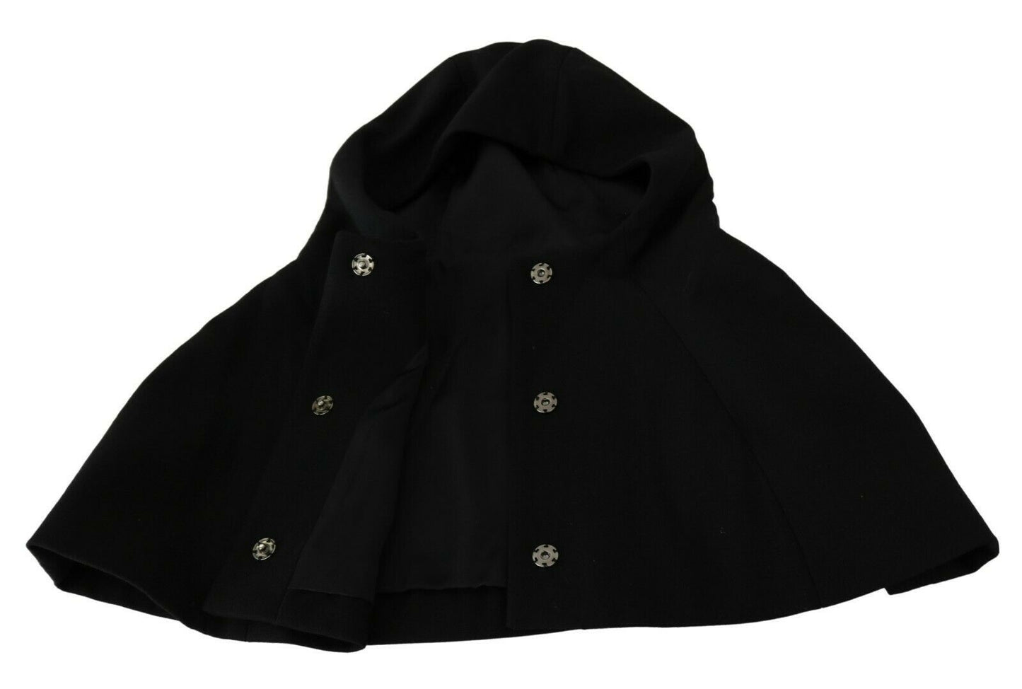 Dolce & Gabbana Black Wool Whole Head Hooded Scarf Hat Curated Luxury Accessories by Orvyn