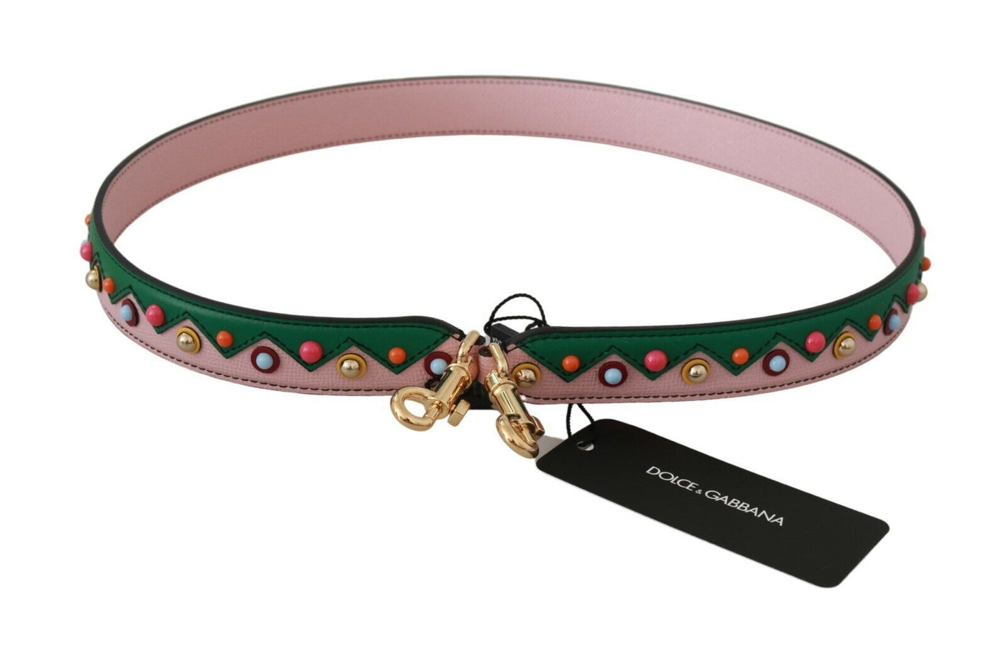 Dolce & Gabbana Shoulder Strap Leather Pink Handbag Accessory Curated Luxury Accessories by Orvyn