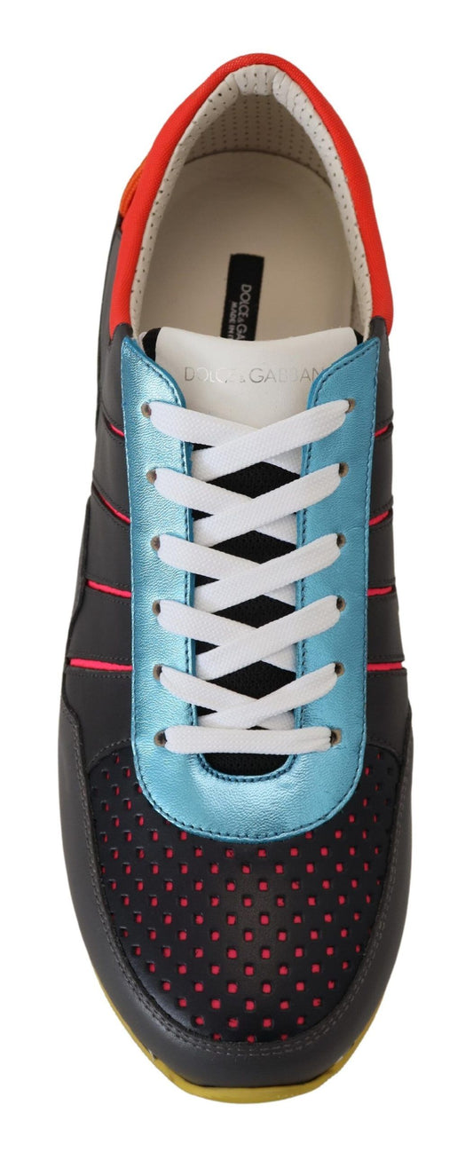 Dolce & Gabbana Multicolor Sport Low Top Shoes Sneakers Curated Luxury Accessories by Orvyn