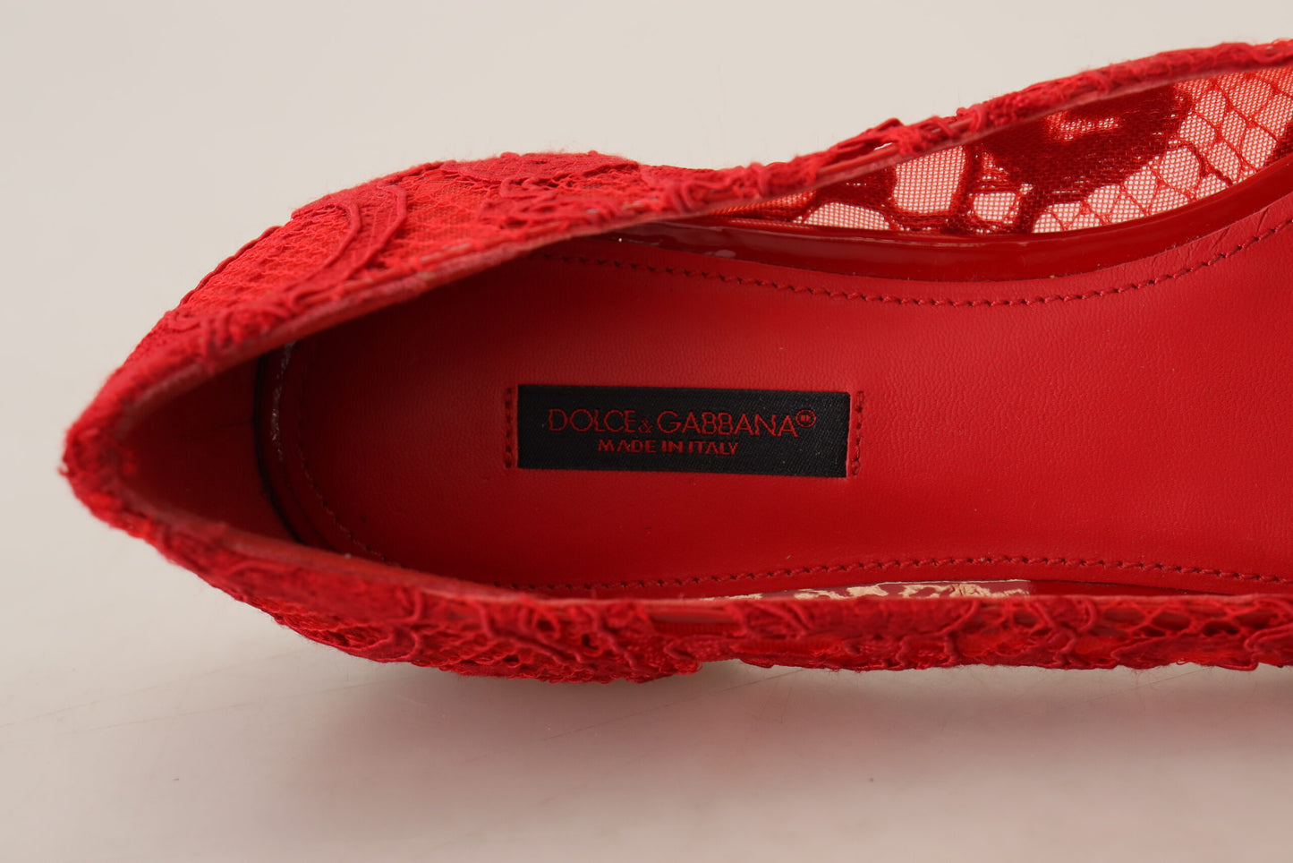 Dolce & Gabbana Red Taormina Crystals Loafers Flats Shoes rot