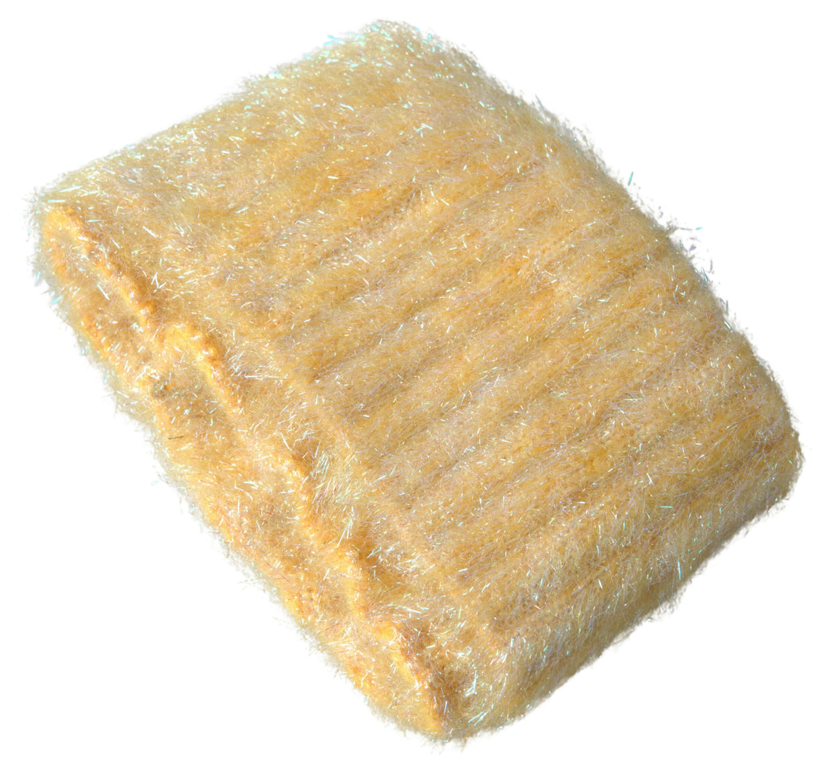 Dolce & Gabbana Yellow Polyester Mohair Fiber Neck Wrap Scarf gelb