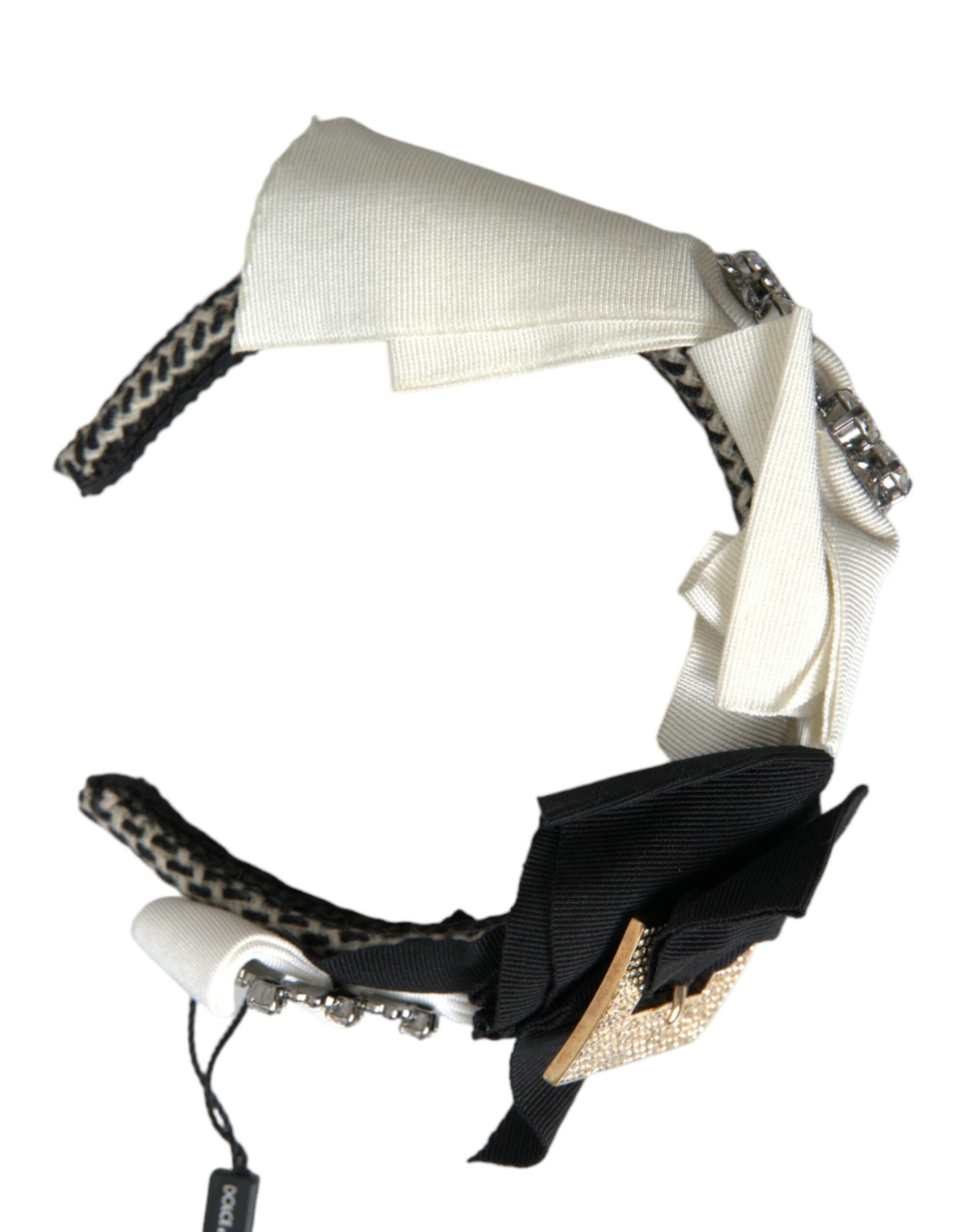Dolce & Gabbana Multicolor Crystal Embellished Women Headband Diadem Curated Luxury Accessories by Orvyn