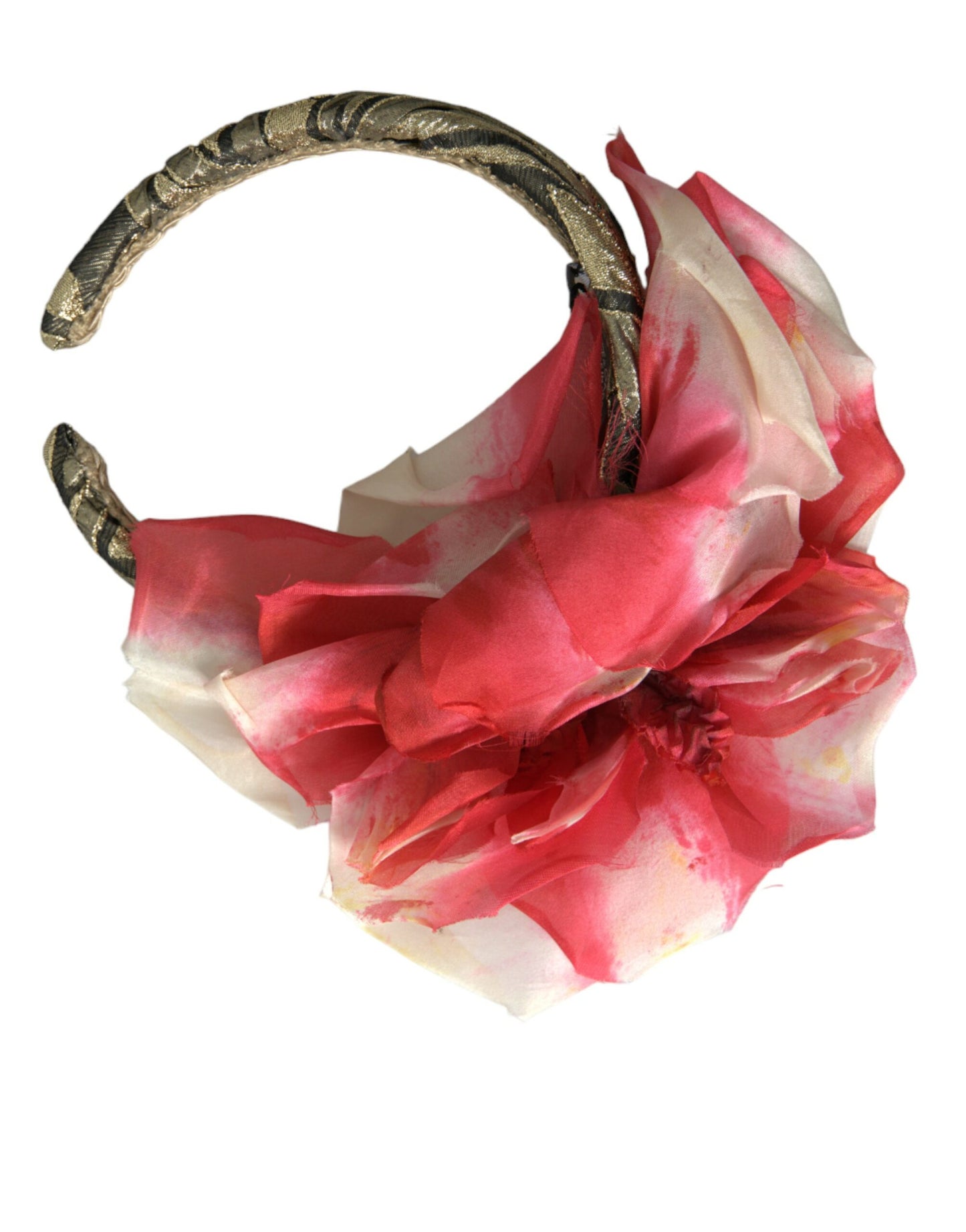 Dolce & Gabbana Multicolor Floral Applique Silk Women Headband Diadem Curated Luxury Accessories by Orvyn