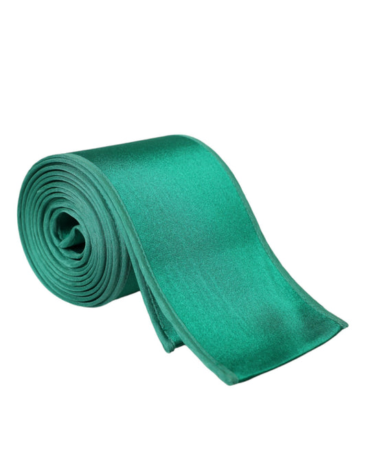 Dolce & Gabbana Green Silk Satin Waist Women Belt Curated Luxury Accessories by Orvyn