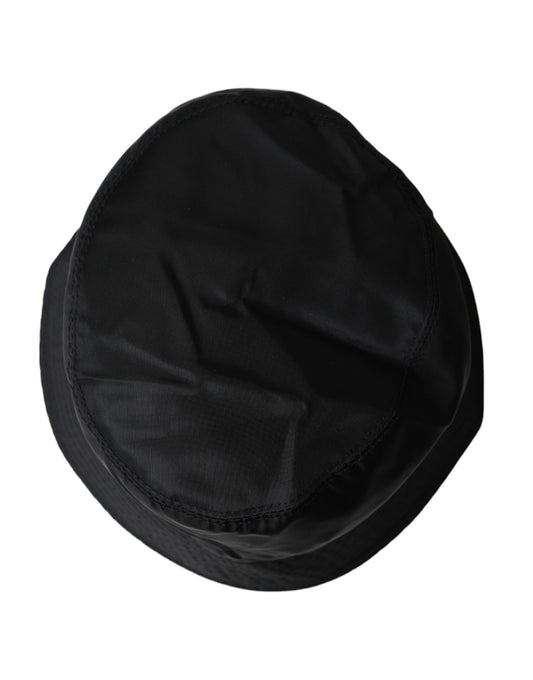 Dolce & Gabbana Black Wide Brim Cap Bucket Hat Men Curated Luxury Accessories by Orvyn