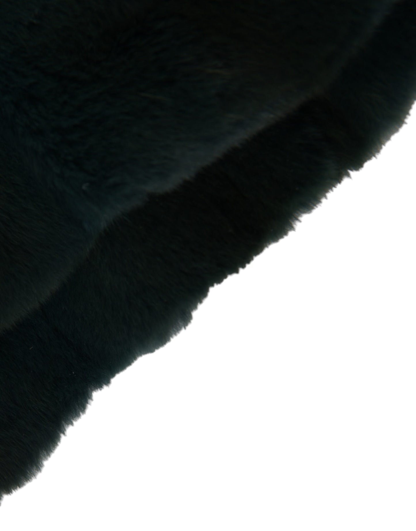 Dolce & Gabbana Black Weasel Fur Whole Head Wrap Hat Curated Luxury Accessories by Orvyn