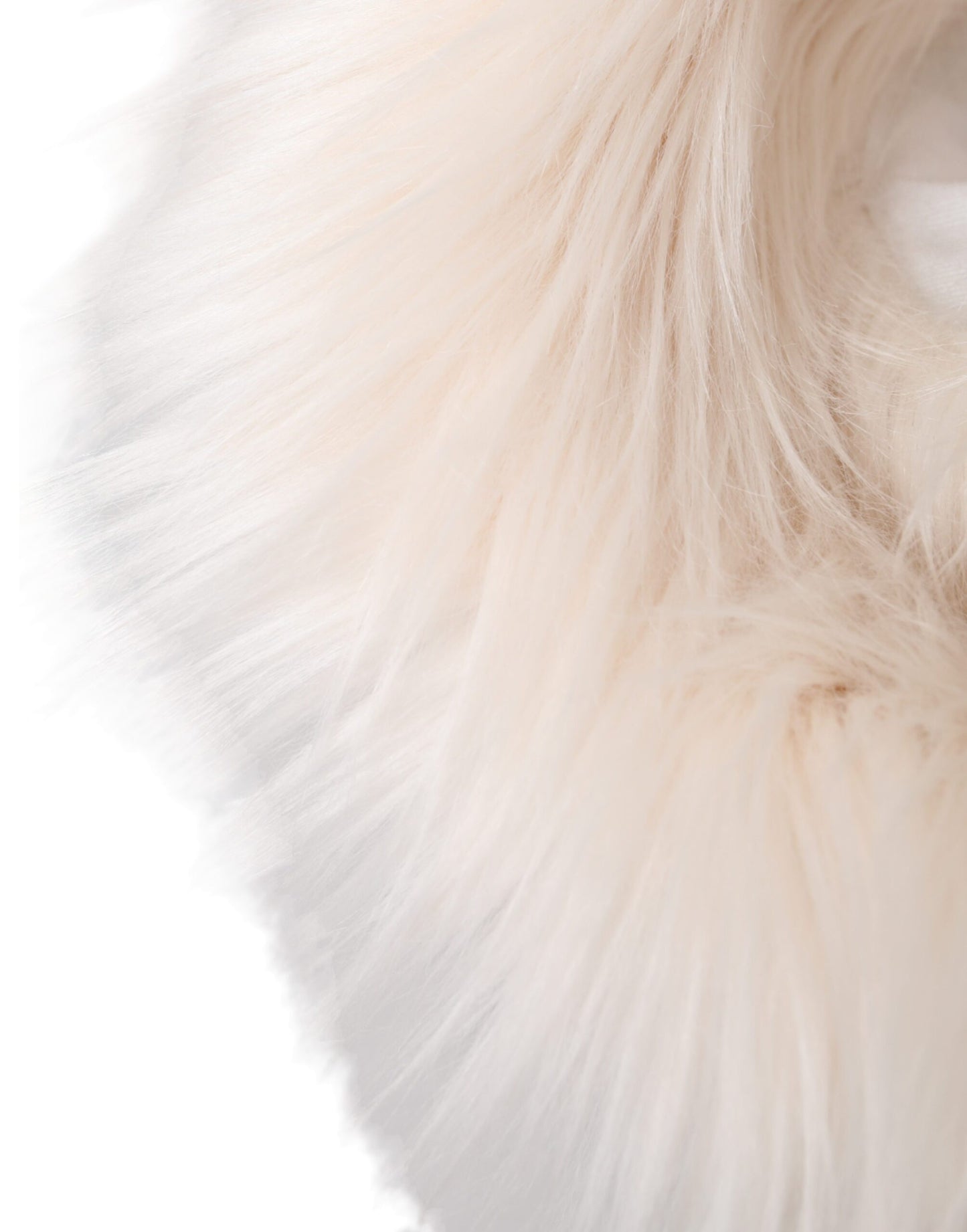 Dolce & Gabbana White Acrylic Fur Womens Bucket Hat Curated Luxury Accessories by Orvyn