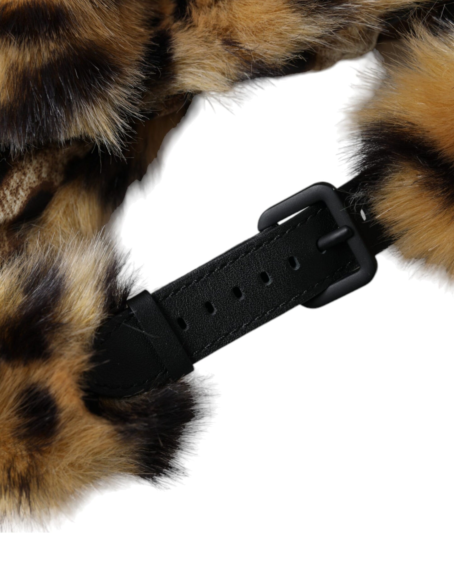 Dolce & Gabbana Brown Leopard Fur Women Bucket Hat Curated Luxury Accessories by Orvyn