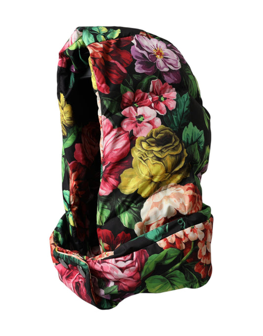 Dolce & Gabbana Hat Multicolor Floral Whole Head Wrap Hat Curated Luxury Accessories by Orvyn