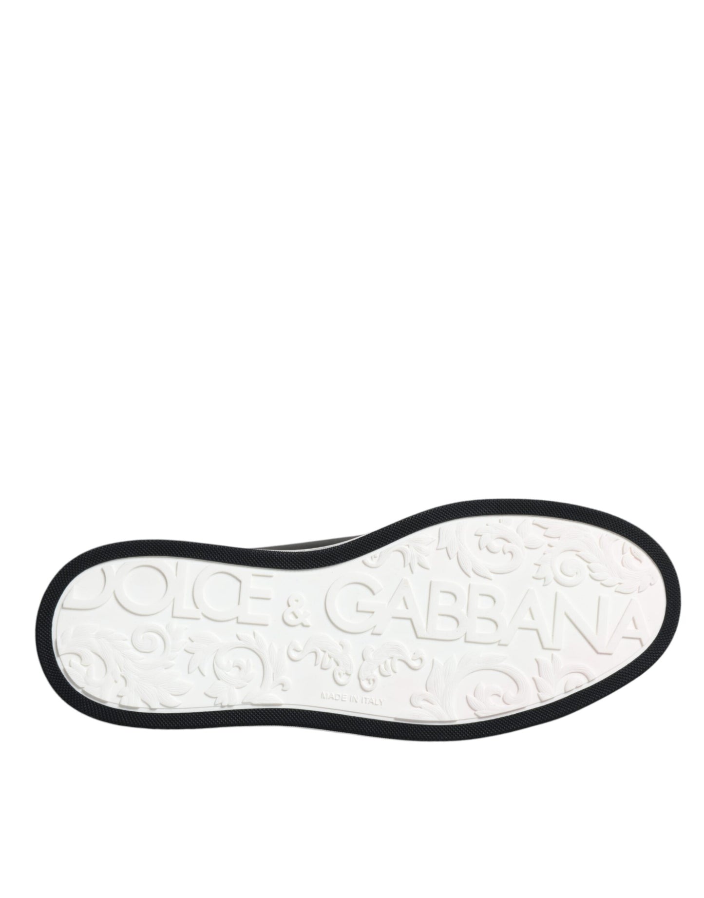 Dolce & Gabbana Black Leather Low Top Men Sneakers Shoes Curated Luxury Accessories by Orvyn