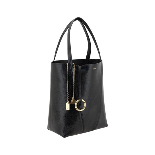 Chloé Black Calf Leather Bos Taurus Shoulder Bag Curated Luxury Accessories by Orvyn