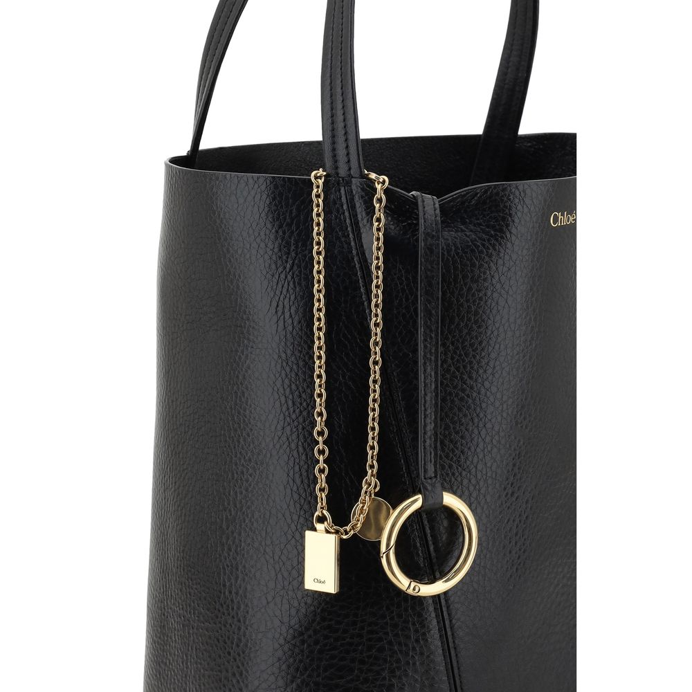Chloé Black Calf Leather Bos Taurus Shoulder Bag Curated Luxury Accessories by Orvyn