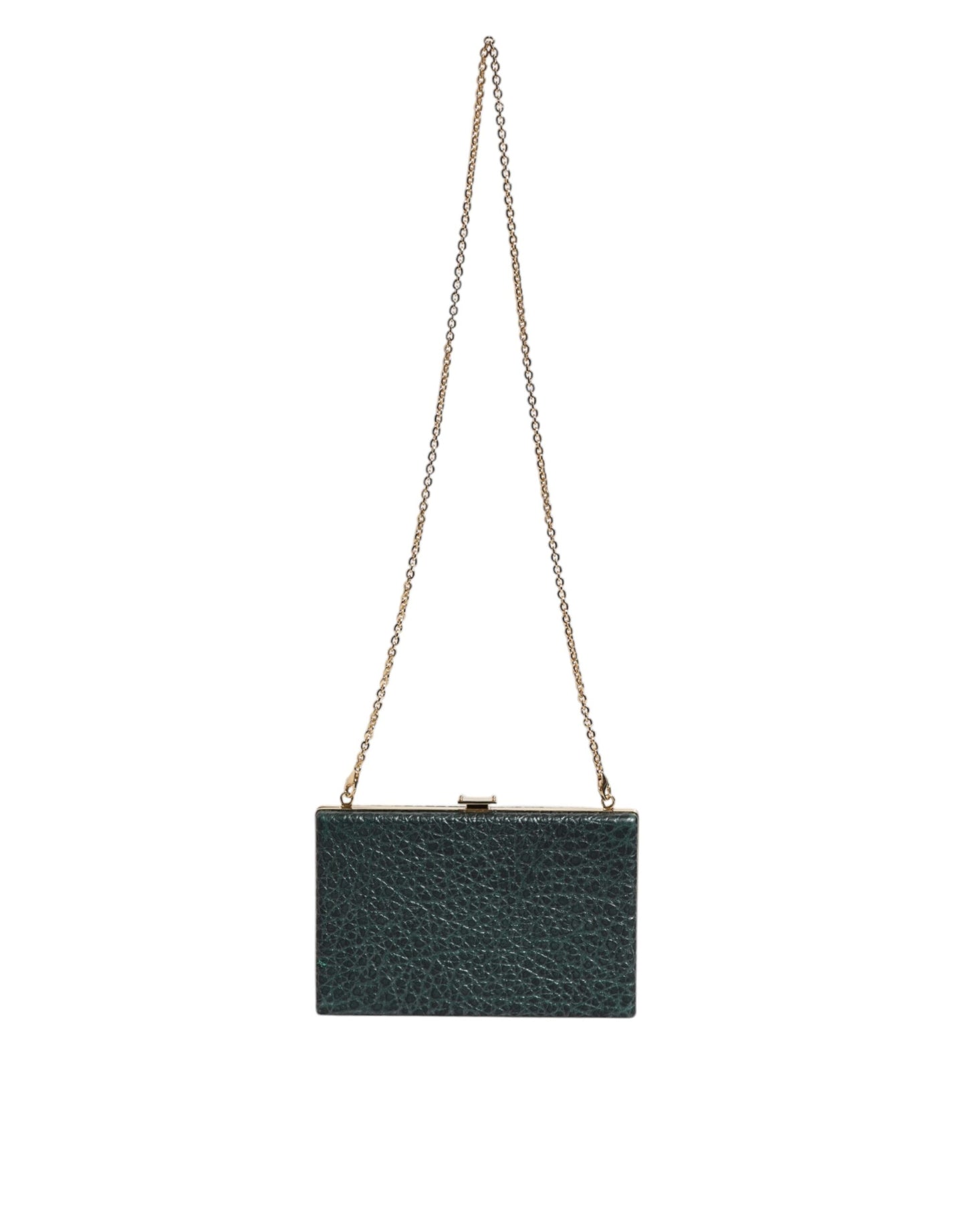 Dolce & Gabbana Black Leather Clutch Evening Crossbody Bag Curated Luxury Accessories by Orvyn