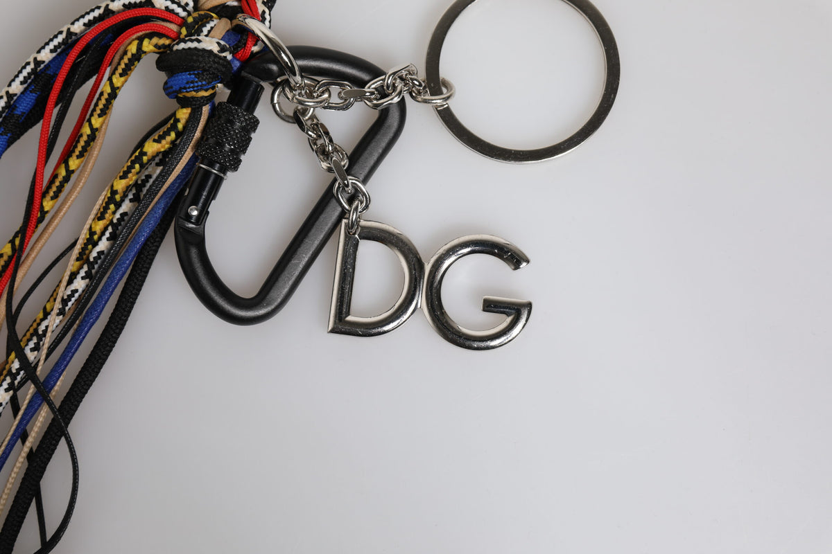 Dolce & Gabbana Multicolor Braided Rope Logo Bag Shoulder Strap Bags