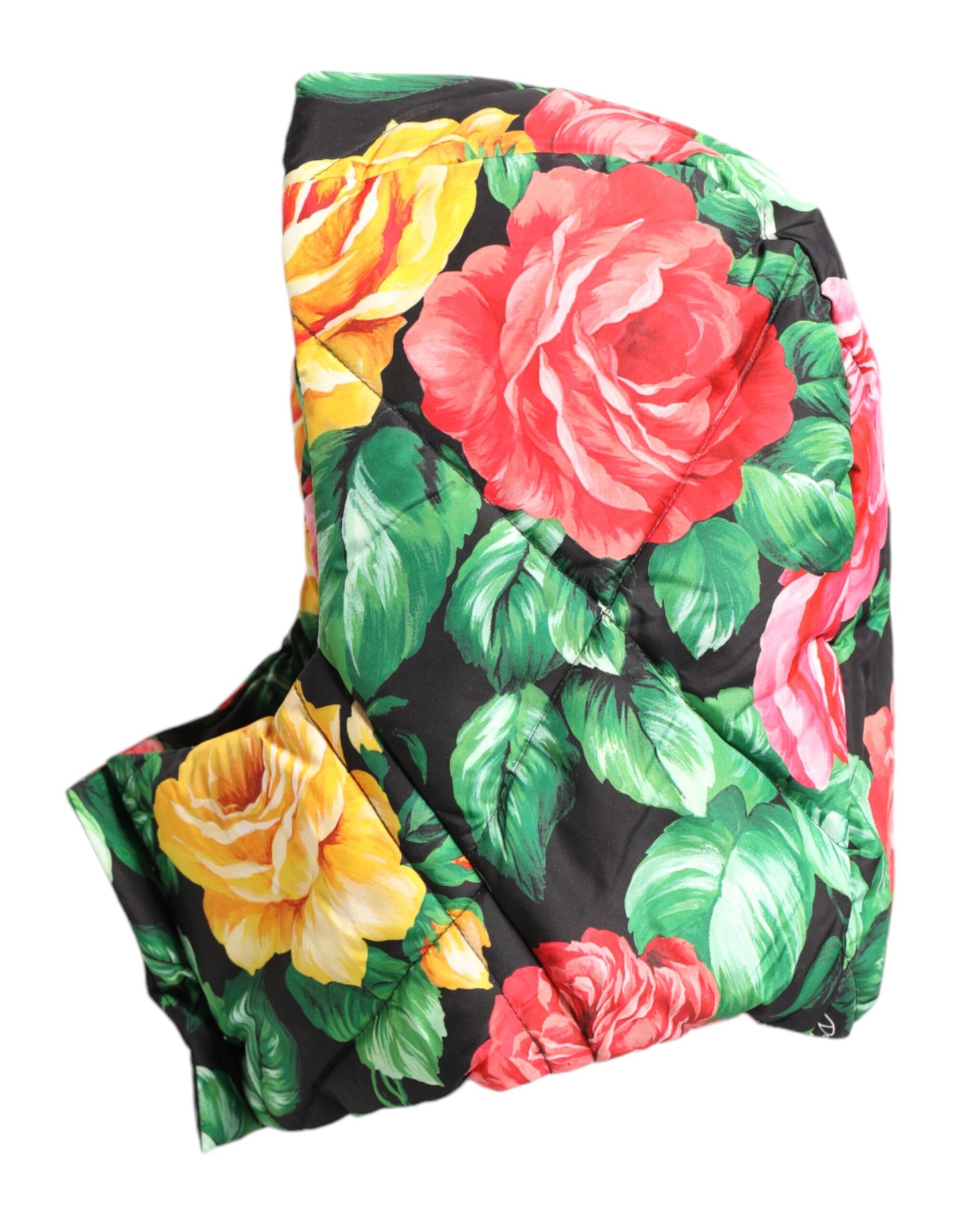 Dolce & Gabbana Multicolor Floral Print Whole Head Wrap Hat Curated Luxury Accessories by Orvyn