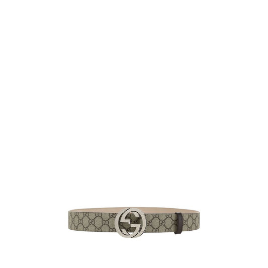 Gucci Beige GG Supreme Belt Curated Luxury Accessories by Orvyn