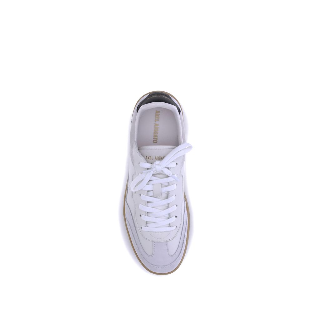 Axel Arigato White Calf Leather Bos Taurus Low Top Sneakers Curated Luxury Accessories by Orvyn