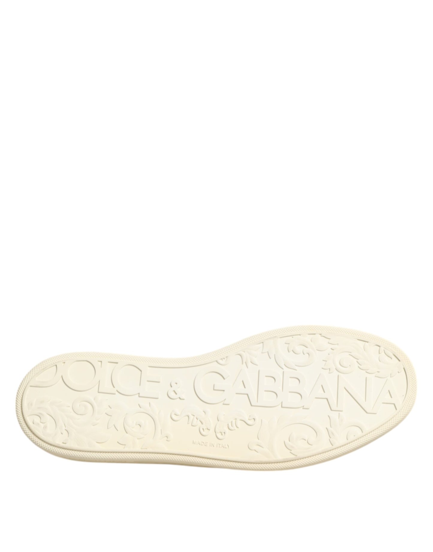 Dolce & Gabbana Black Leather Bee Crown Low Top Sneakers Shoes Curated Luxury Accessories by Orvyn